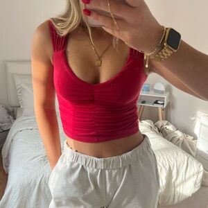 Hollister red top